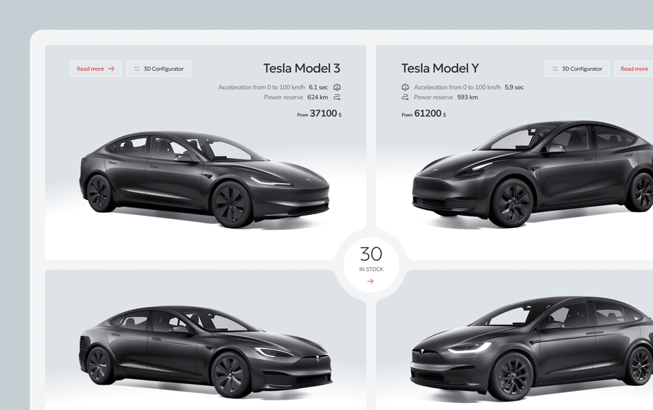 E-commerce Platform with a 3D EV Configurator