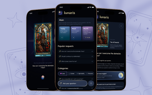 AI Bot with an Interactive Tarot Card Interface
