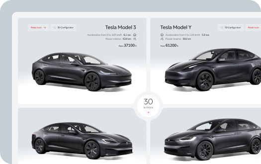 E-commerce Platform with a 3D EV Configurator